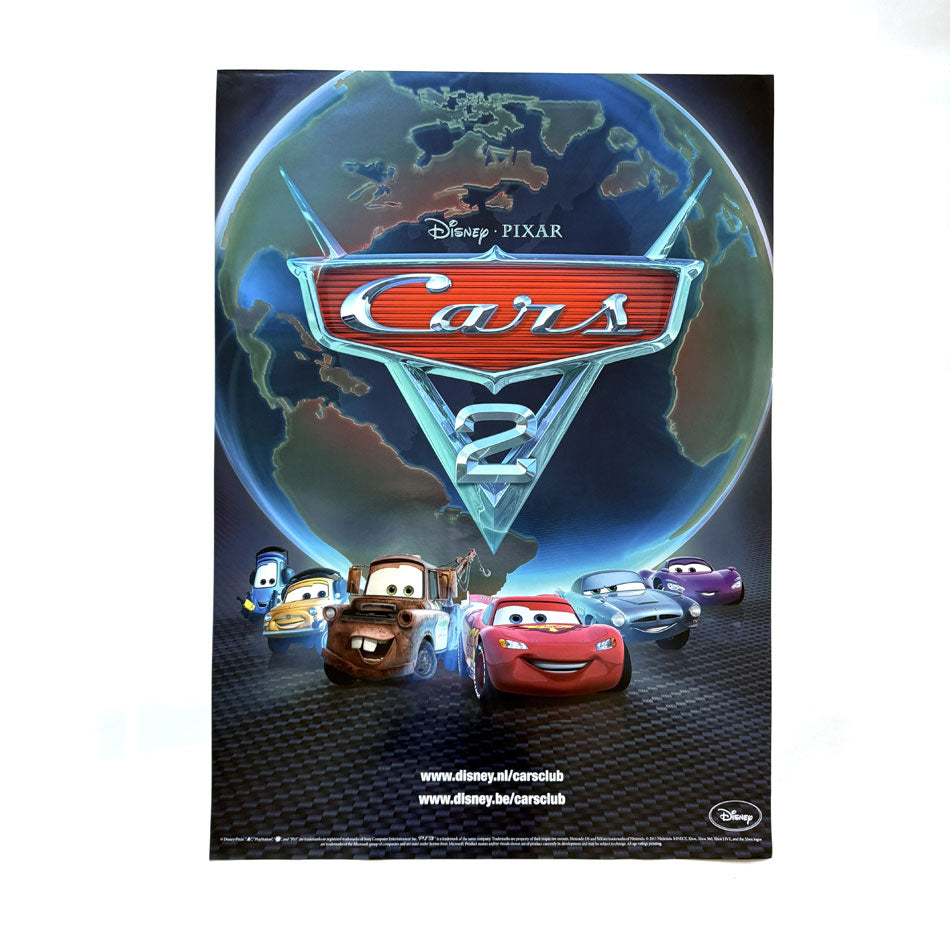 Poster publicitaire Disney Cars 2