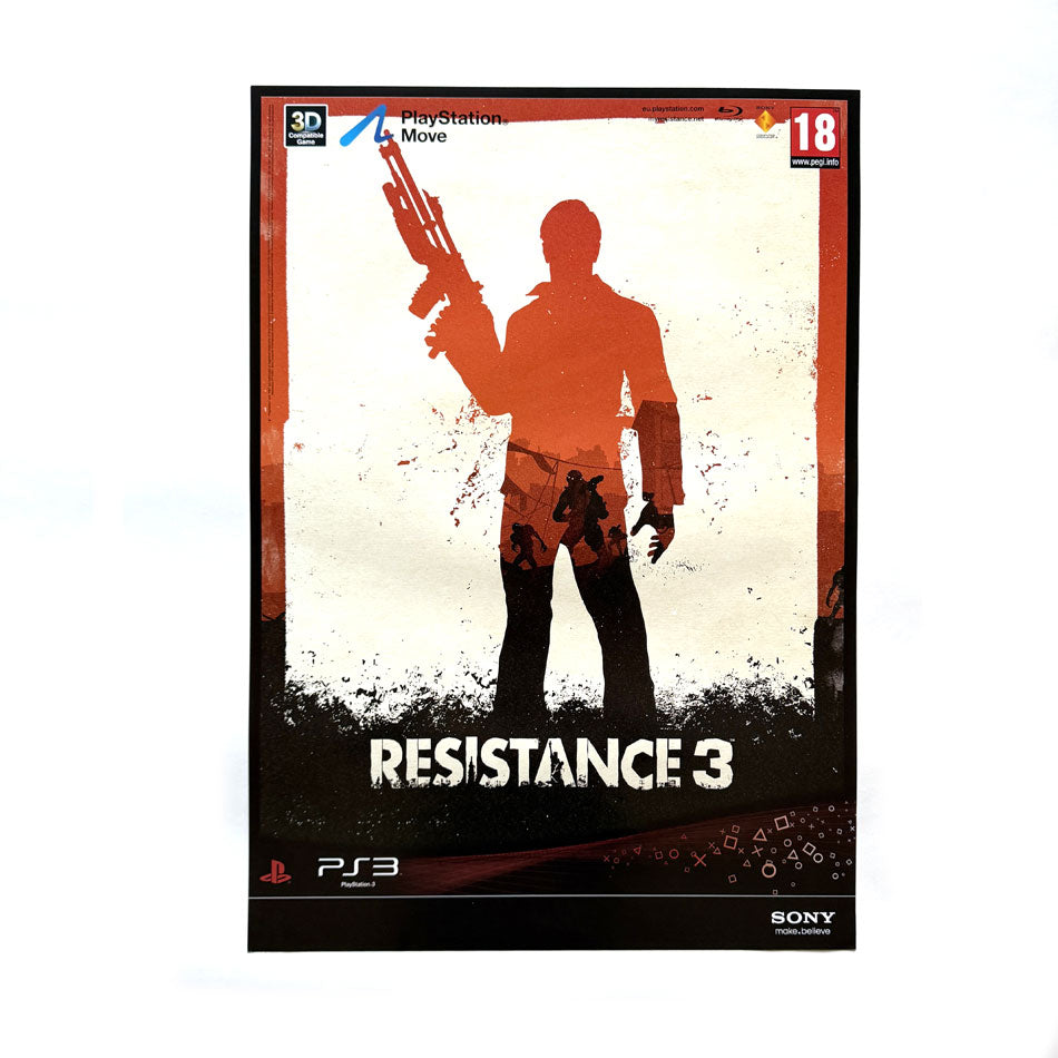 Poster publicitaire Resistance 3 Playstation 3