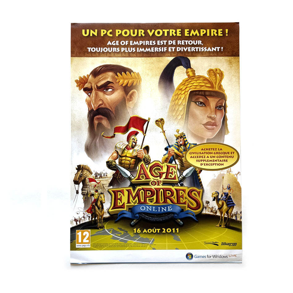 Age of Empires Online advertising poster