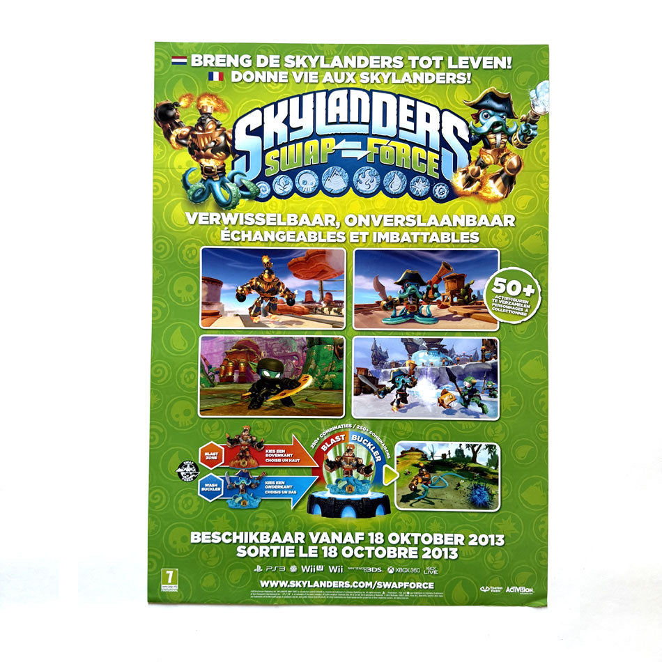 Poster publicitaire Skylanders Swap Force