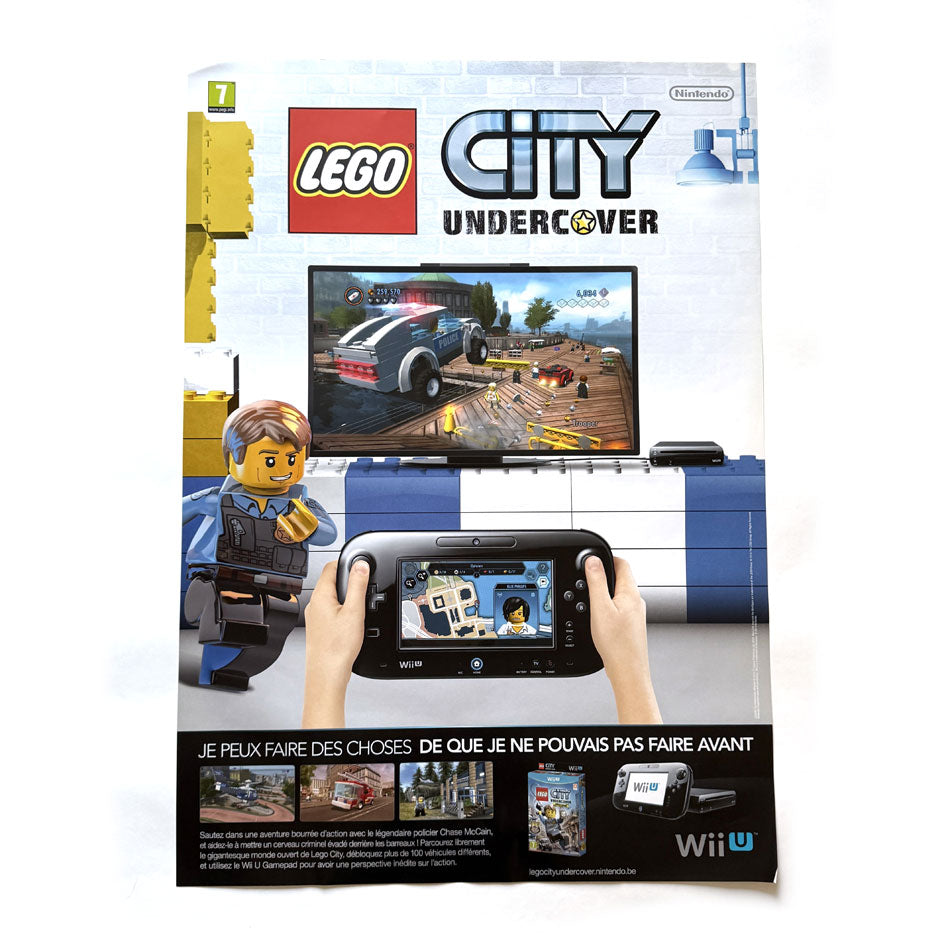 Poster publicitaire Lego City Undercover Nintendo Wii U