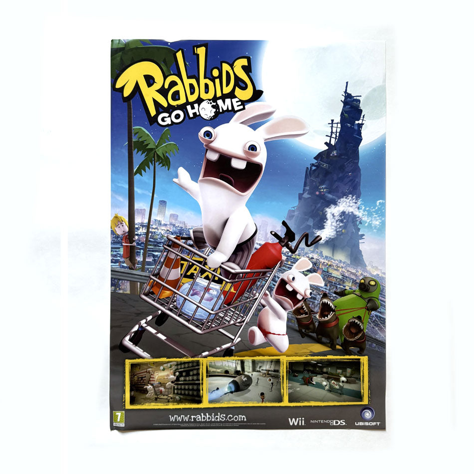 Poster publicitaire Rabbids Go Home