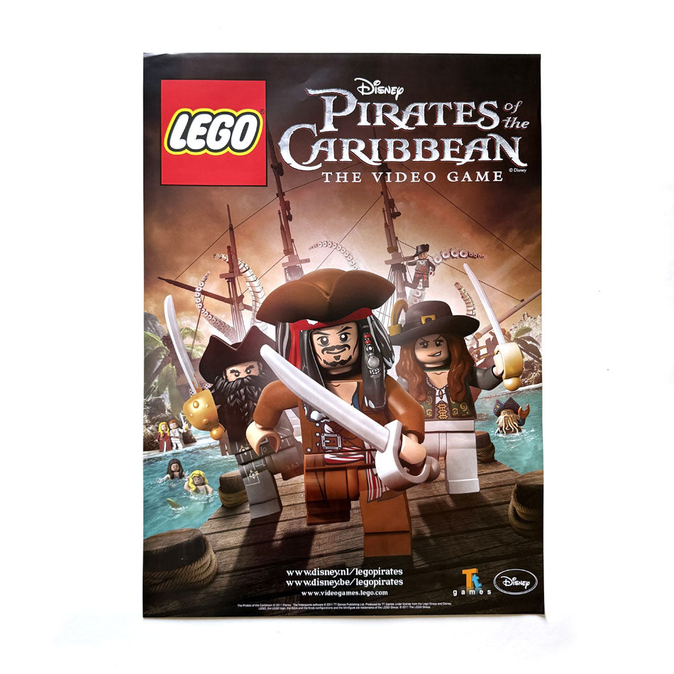 Poster publicitaire Lego Pirates Des Caraîbes Le Jeu Vidéo