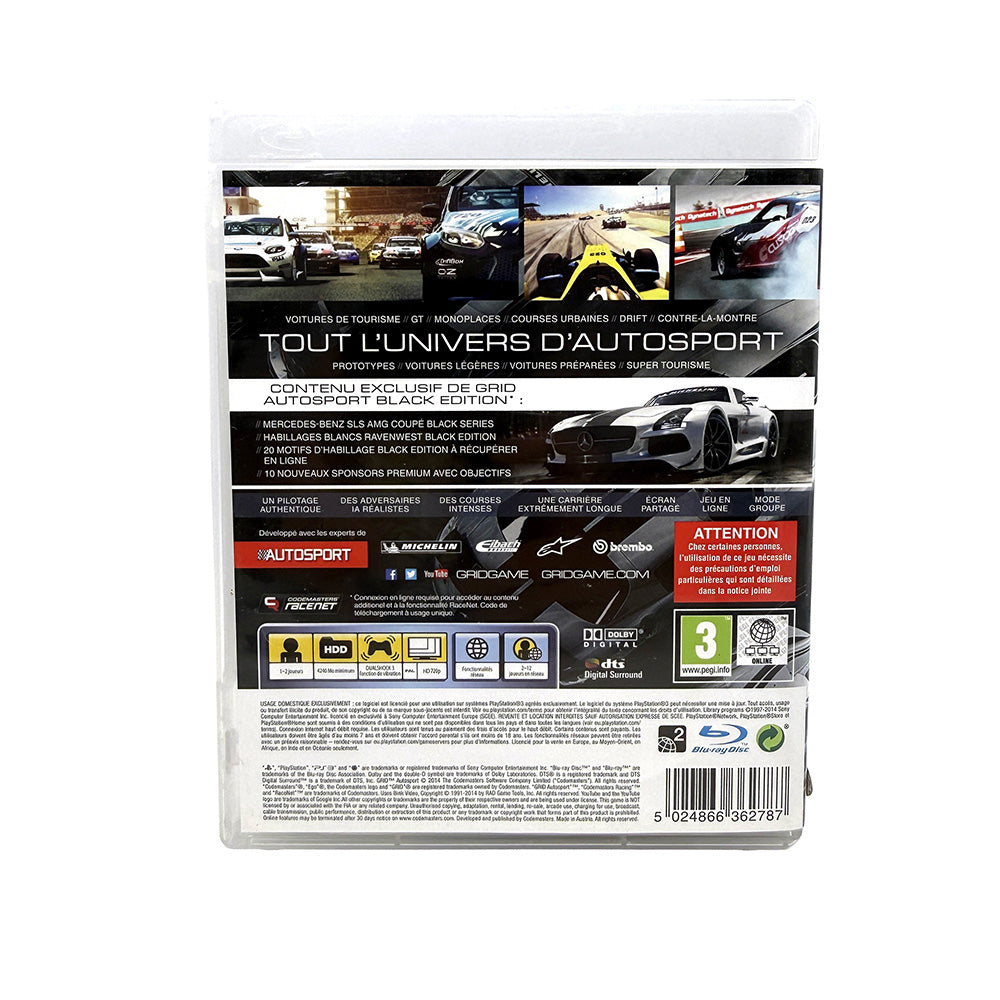 GRID Autosport Limited Black Edition Playstation 3