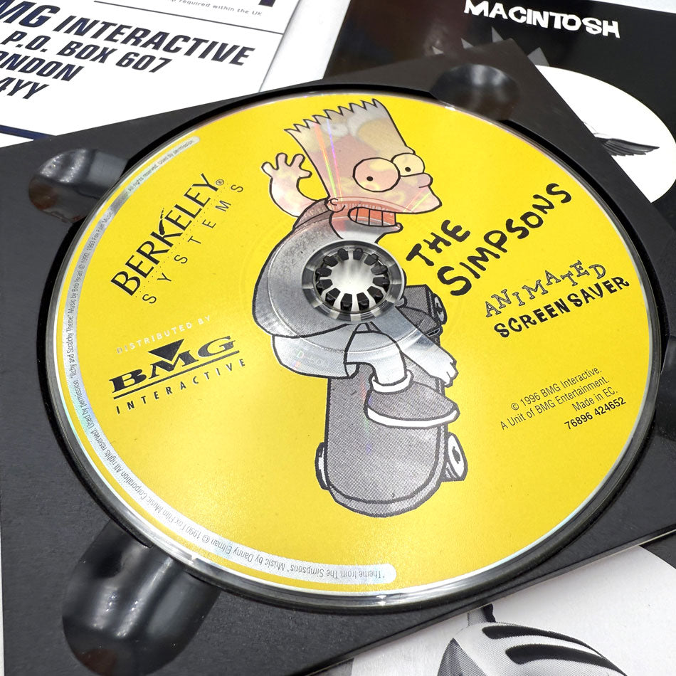 The Simpsons Animated Screen Saver PC Big Box