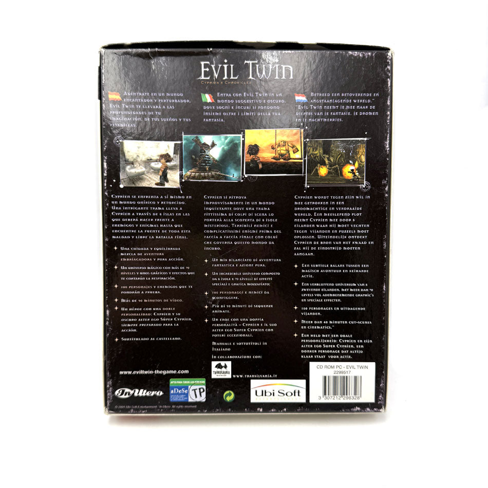Evil Twin Cyprien's Chronicles PC Big Box