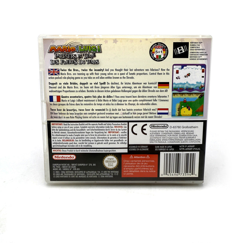 Mario & Luigi Partners In Time Nintendo DS