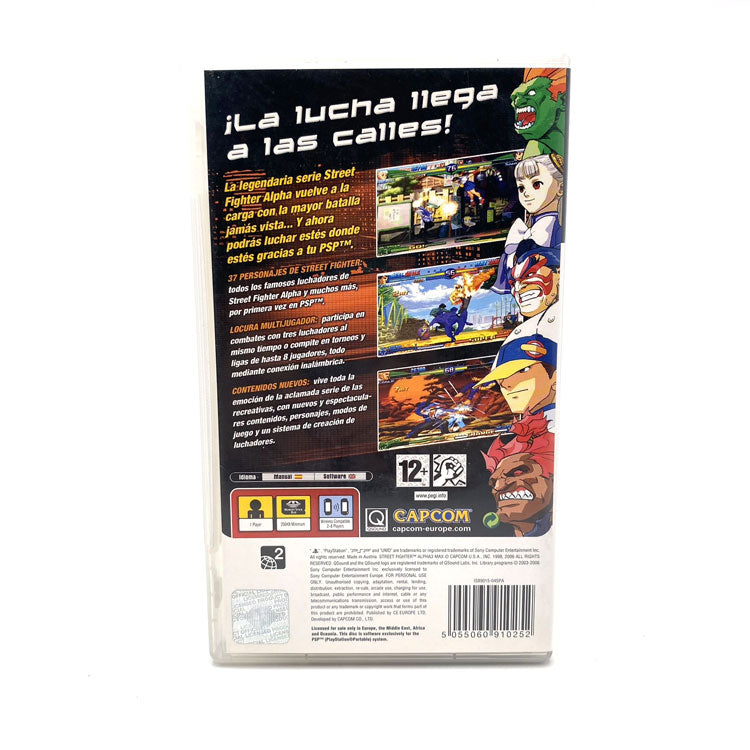 Street Fighter Alpha 3 Max Playstation PSP