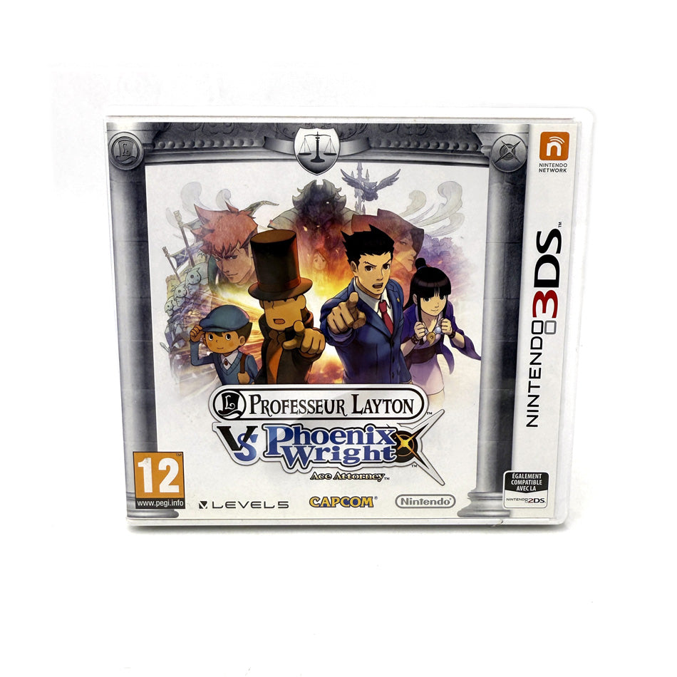 Professeur Layton Vs Phoenix Wright - 3DS/2DS - Version Française - Très Bon état