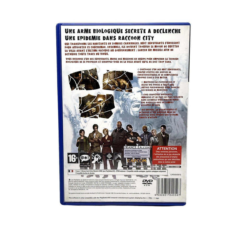 Resident Evil Outbreak Playstation 2