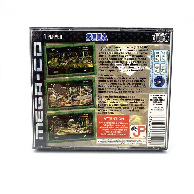 Jurassic Park Sega Mega-CD