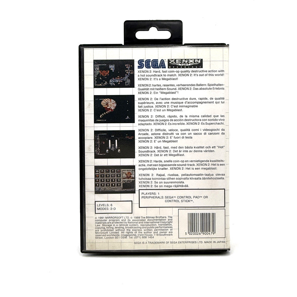 Xenon 2 Megablast Sega Master System