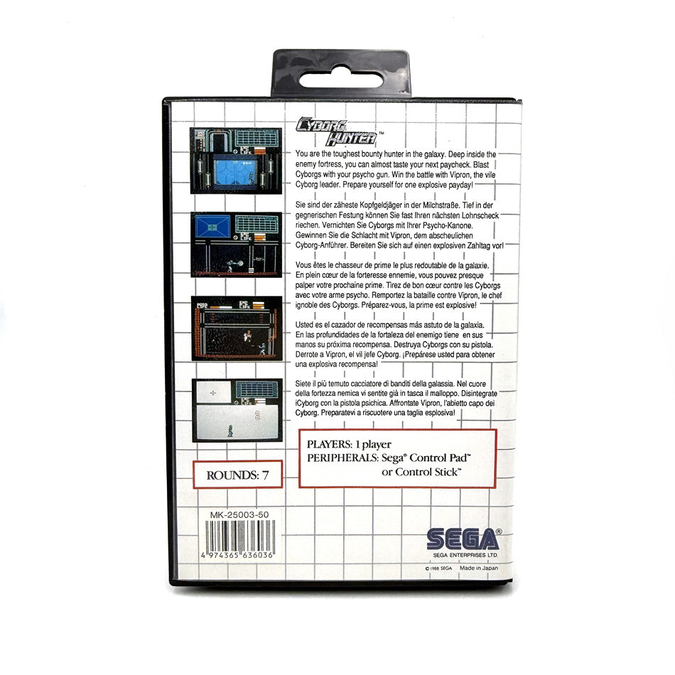 Cyborg Hunter Sega Master System