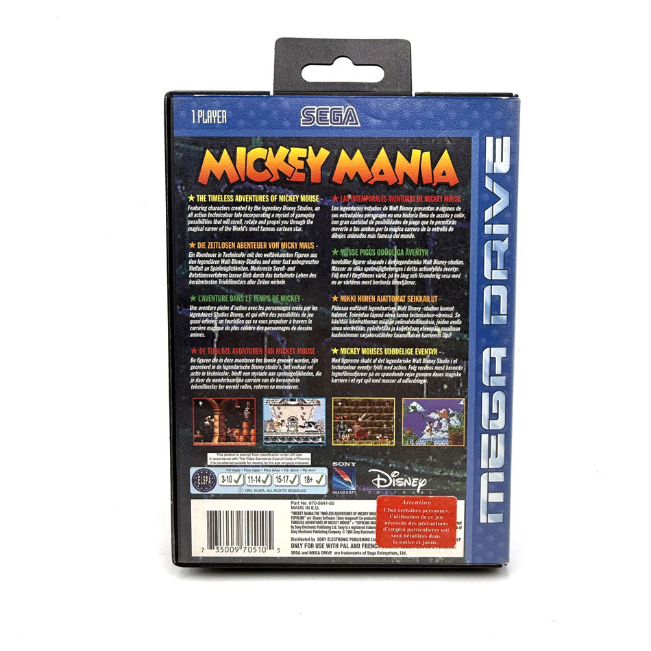 Mickey Mania Sega Megadrive