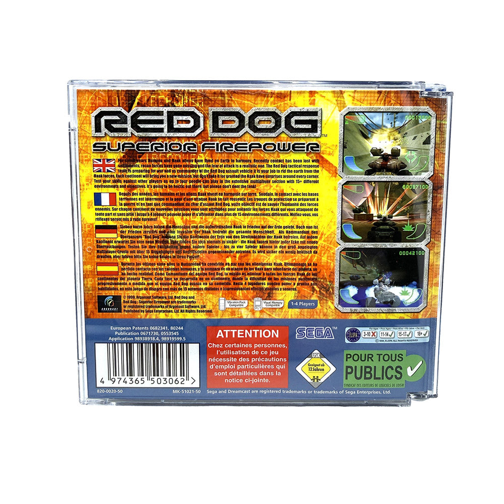 Red Dog Superior Firepower Sega Dreamcast
