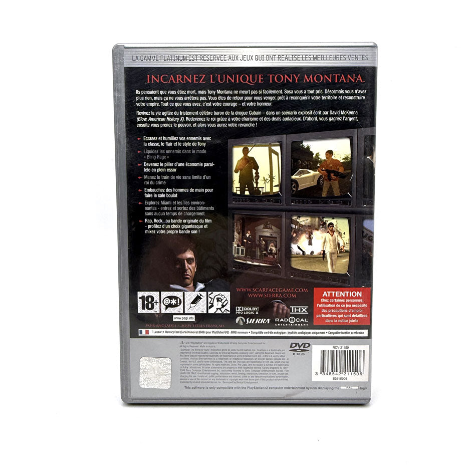 Scarface The World Is Yours Playstation 2