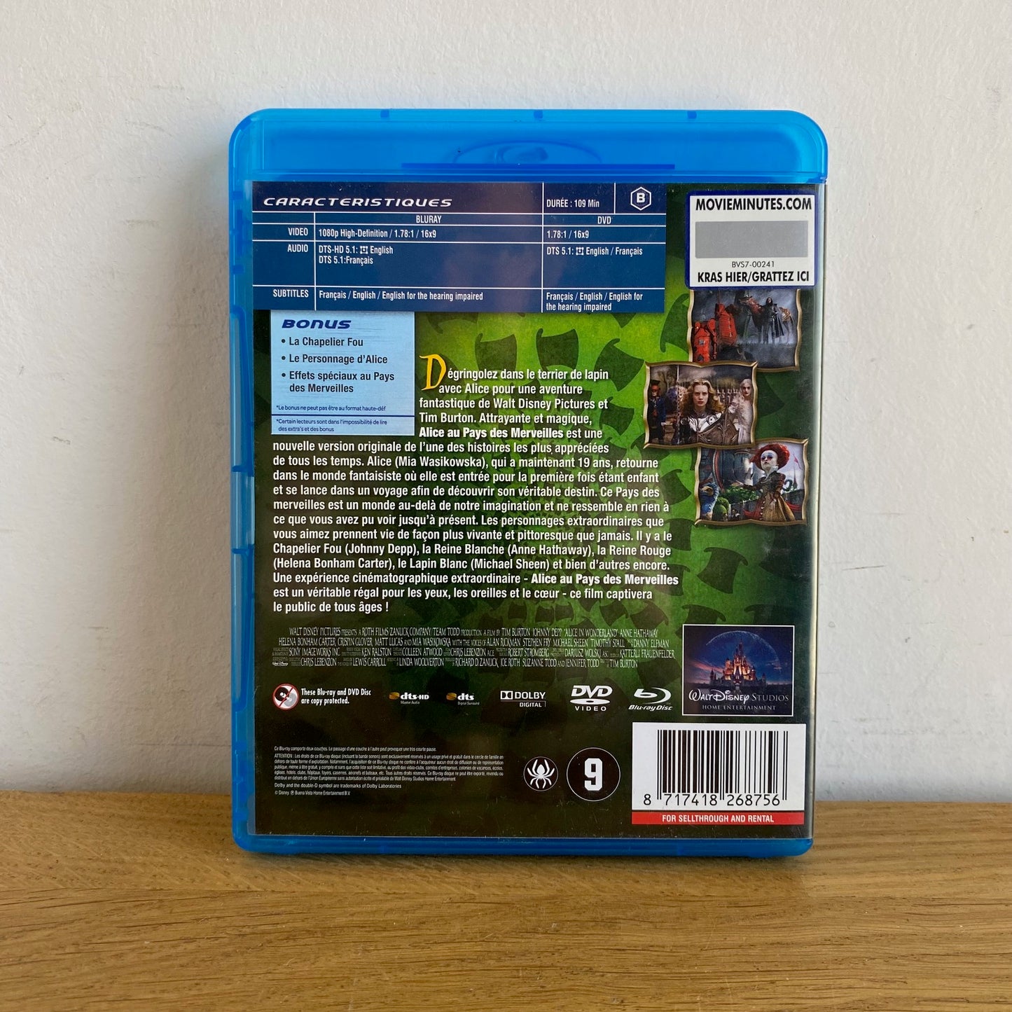 Alice Au Pays Des Merveilles (Blu-Ray + DVD)