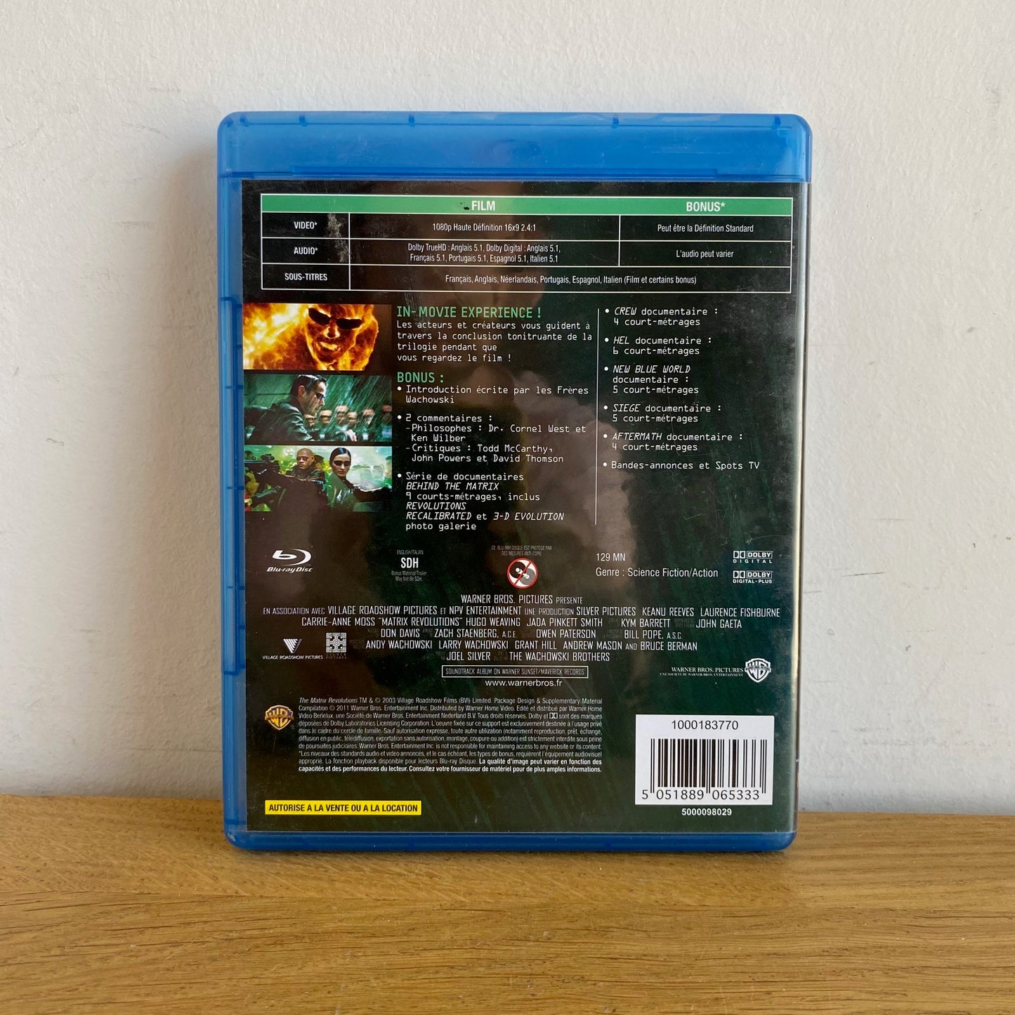 Matrix Revolutions Blu-Ray