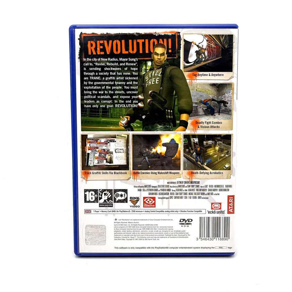 Marc Eckō's Getting Up: Contents Under Pressure Playstation 2