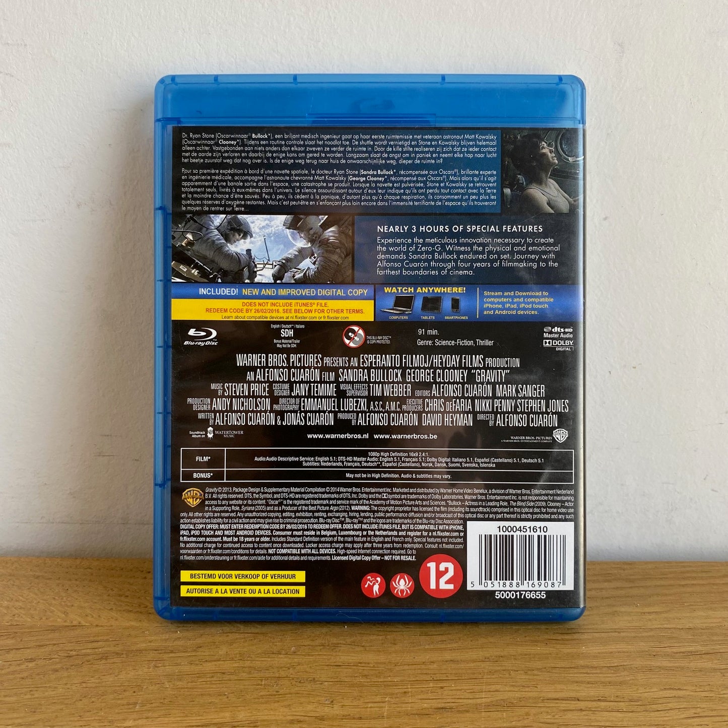 Gravity Blu-Ray
