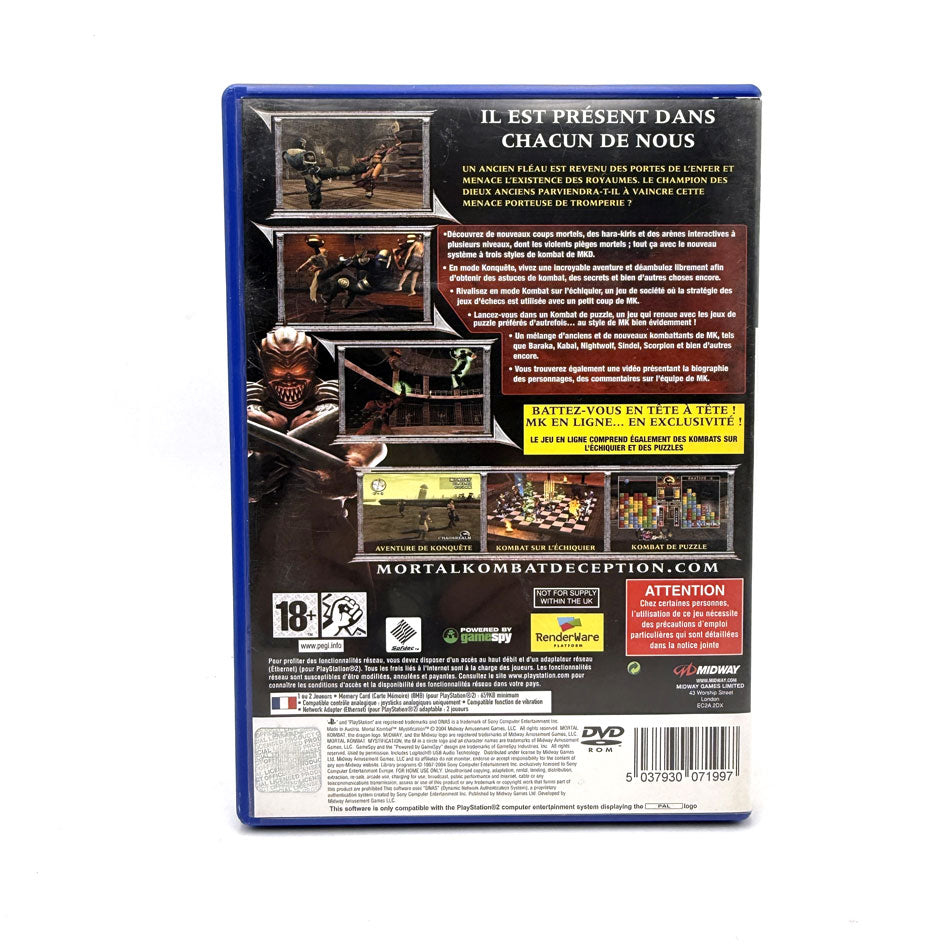 Mortal Kombat Mystification Playstation 2