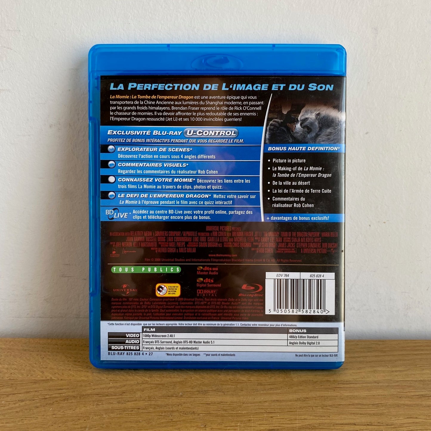 La Momie La Tombe de l'Empereur Dragon Blu-Ray