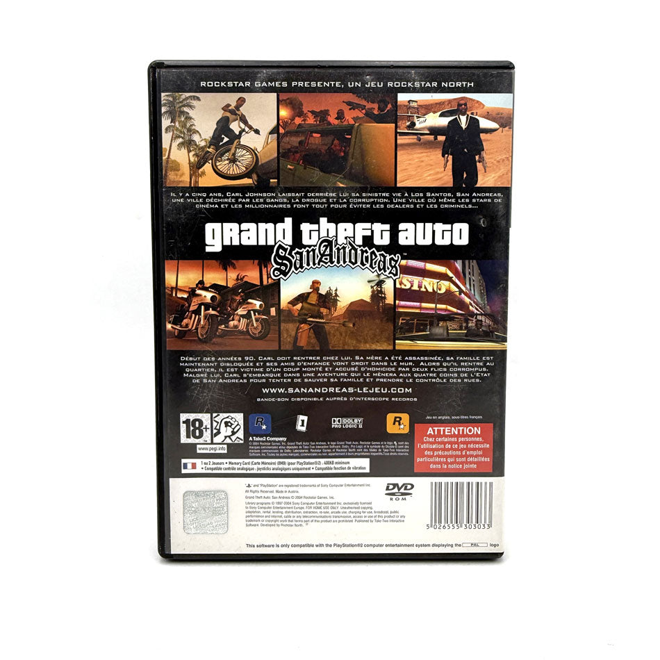 Grand Theft Auto San Andreas Playstation 2 (GTA San Andreas)