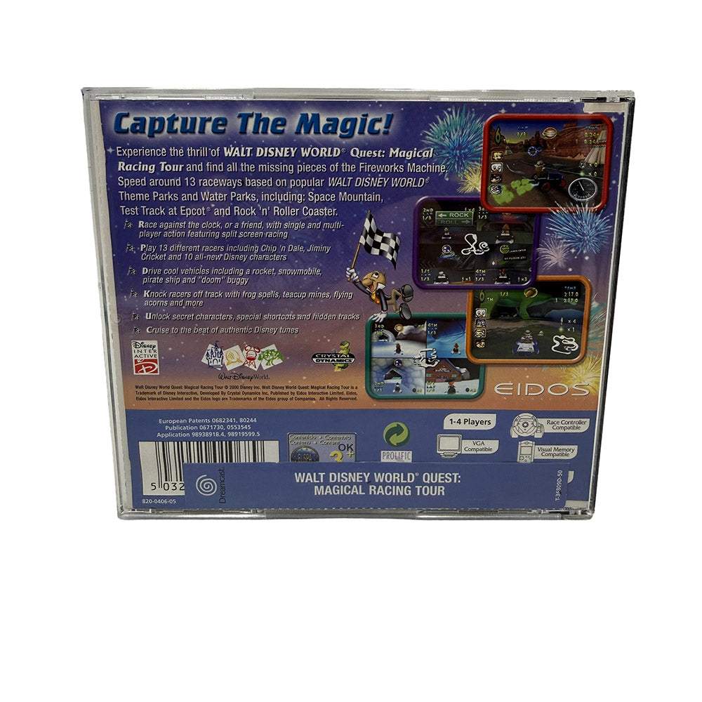 Walt Disney World Quest Magical Racing Tour Sega Dreamcast
