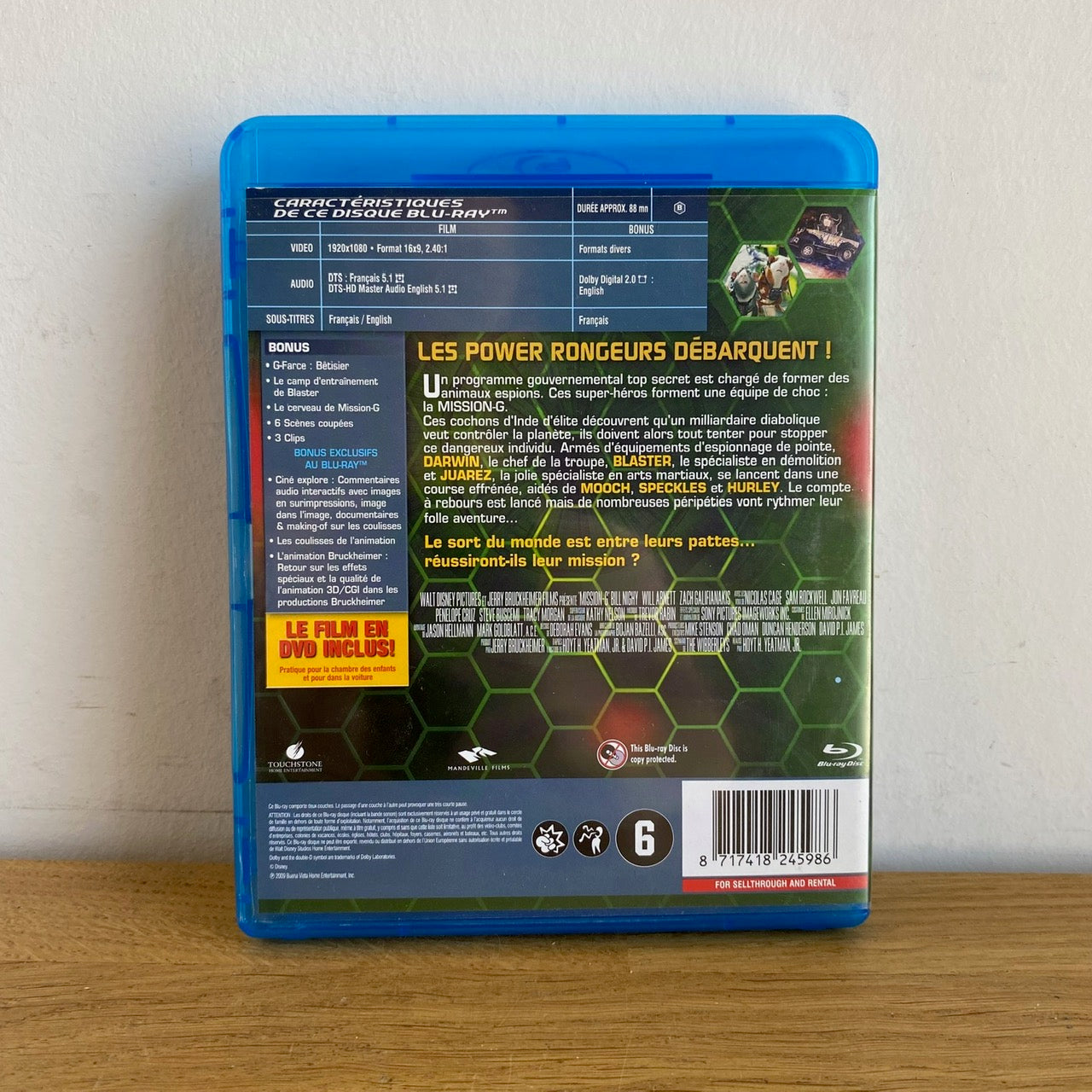 Mission-G Blu-Ray + DVD