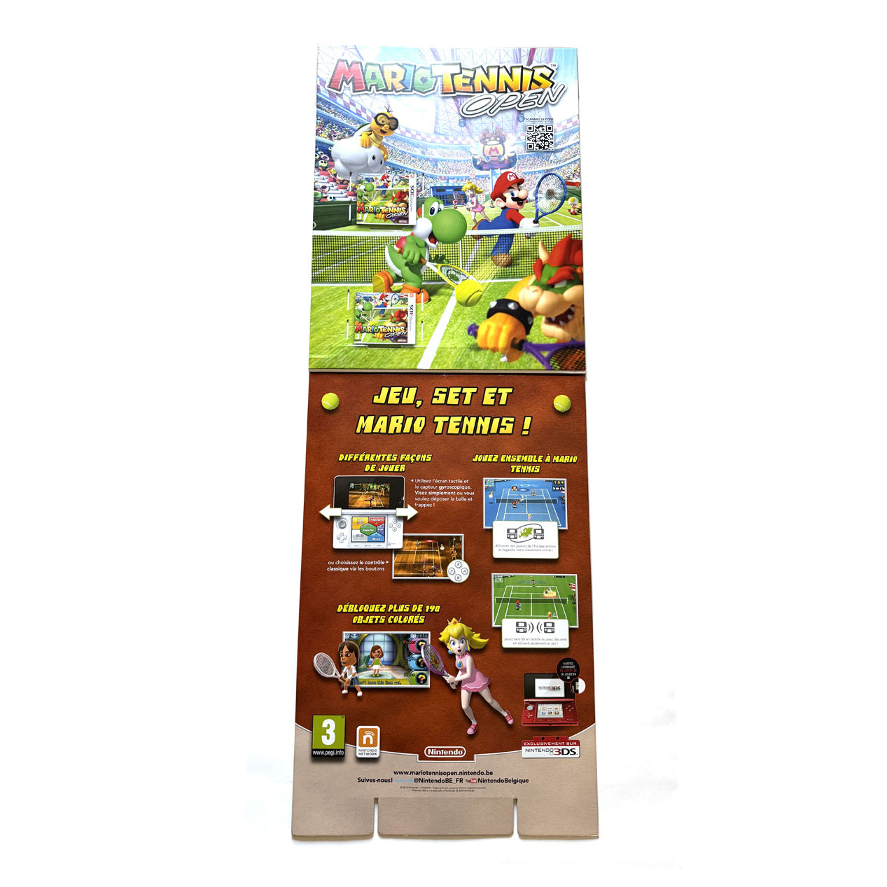 PLV Display Mario Tennis Open Nintendo 3DS