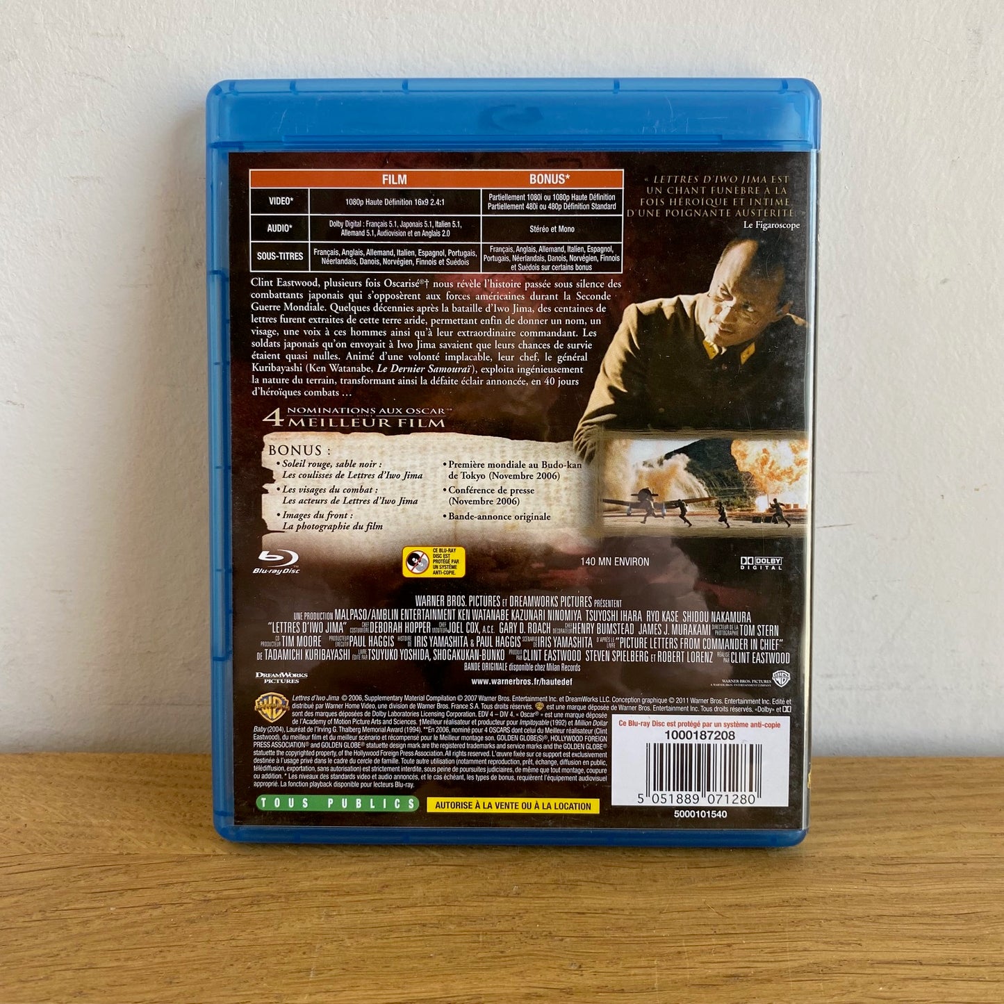 Lettres D'Iwo Jima Blu-Ray