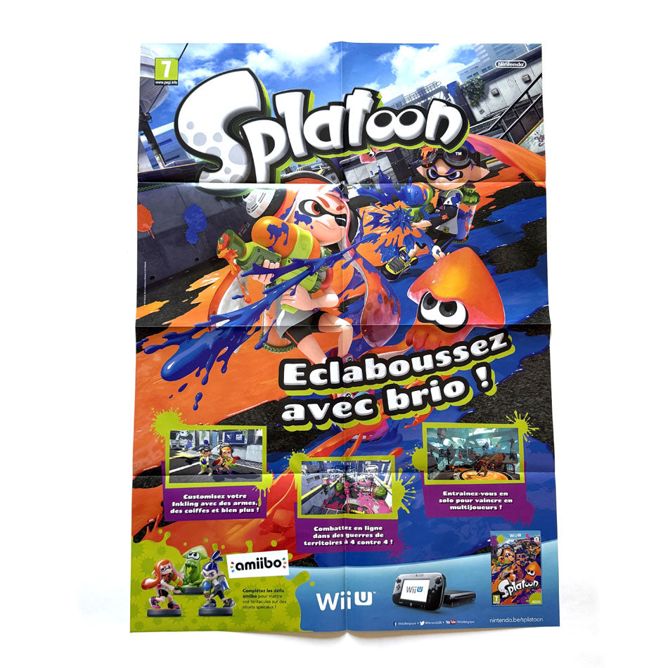 Poster Officielle Splatoon Nintendo Wii U (Format A1)