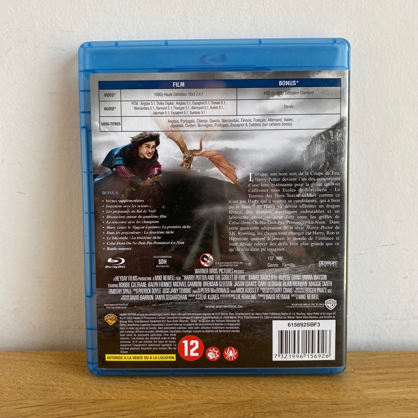 Harry Potter et la Coupe de Feu Blu-Ray