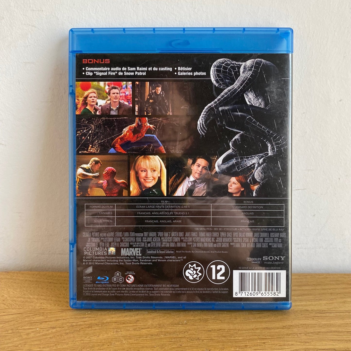 Spider-Man 3 Blu-Ray