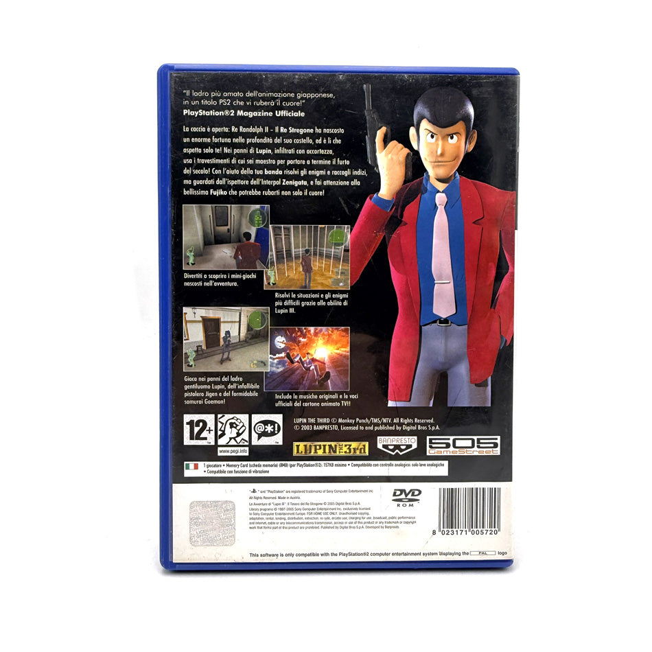 Le Avventure Di Lupin III il Tesoro Del Re Stregone Playstation 2 (Exclu ITA)
