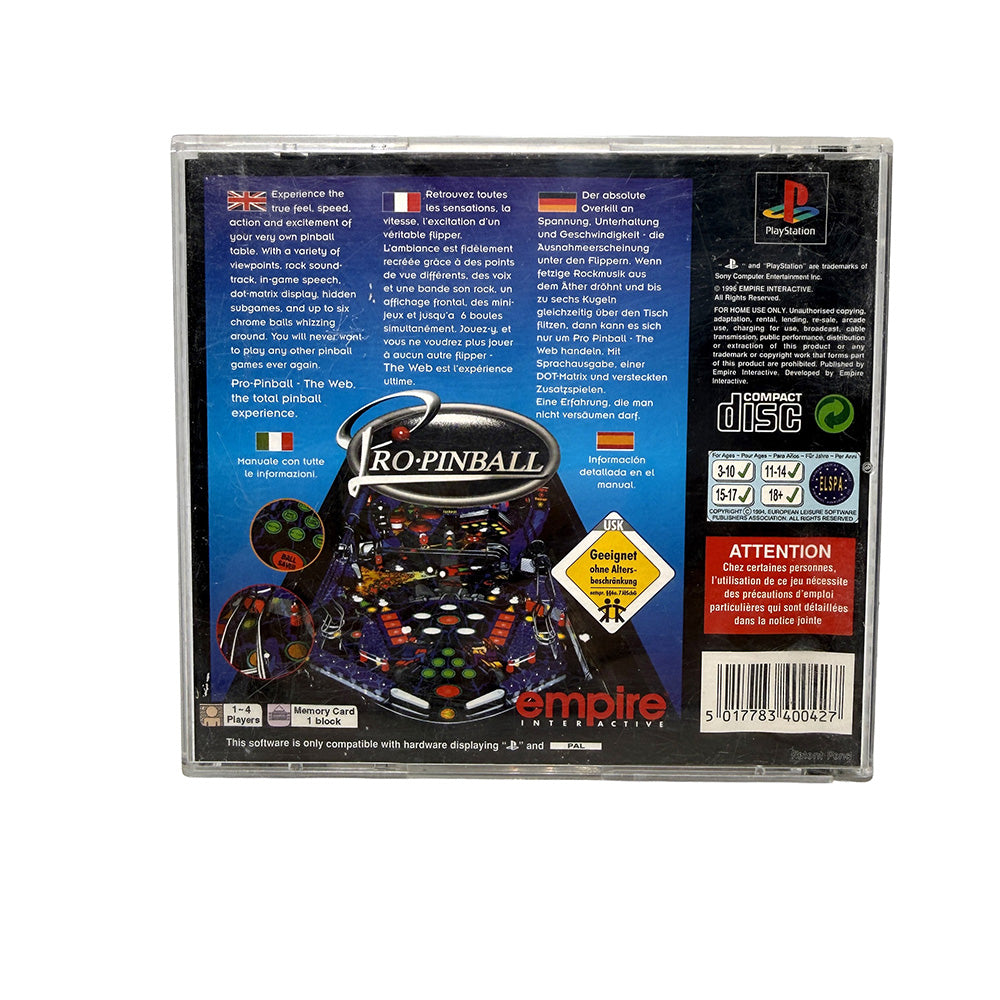 Pro Pinball The Web Playstation 1