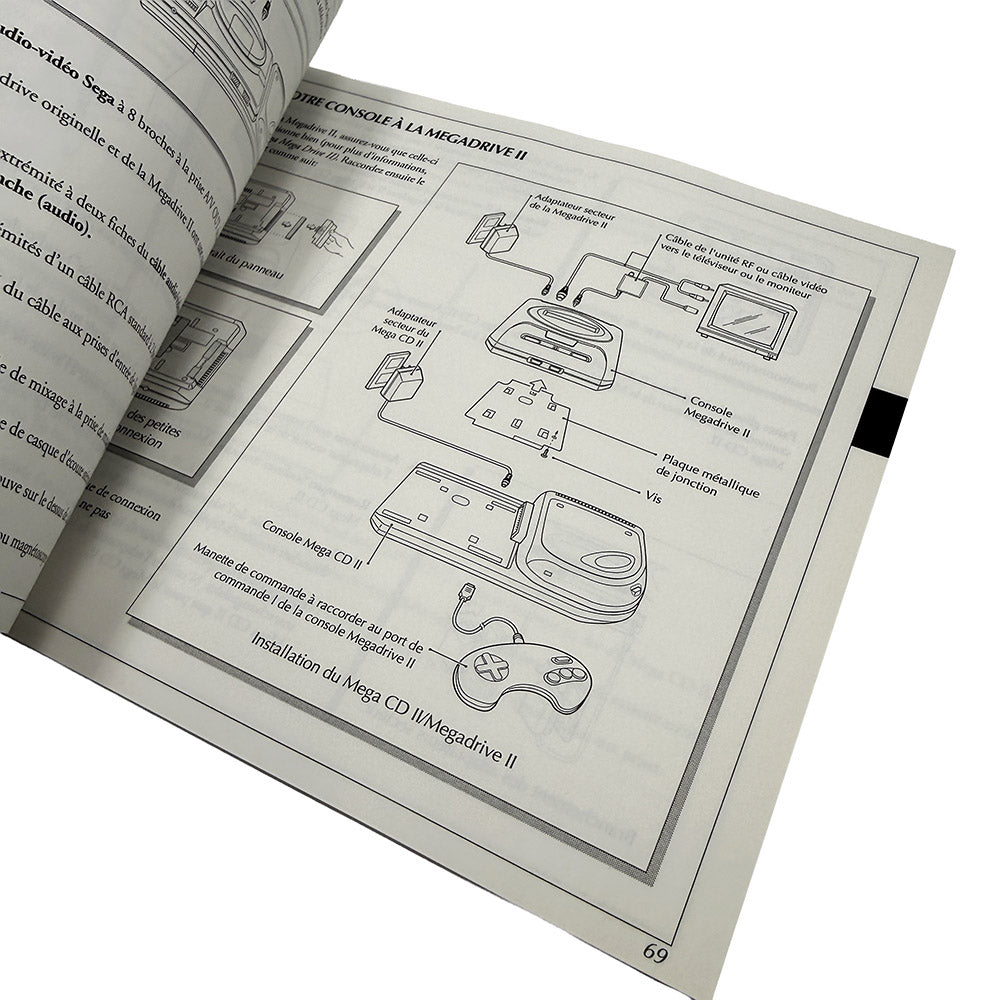Sega Mega-CD II User Manual / Instructions
