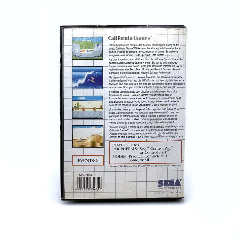 Calfornia Games Sega Master System
