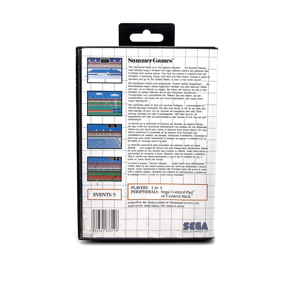 Summer Games Sega Master System