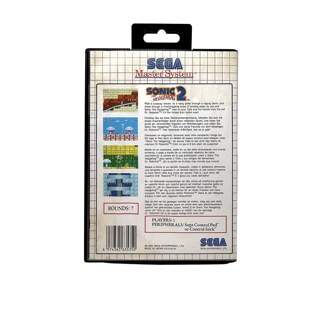 Sonic the Hedgehog 2 Sega Master System