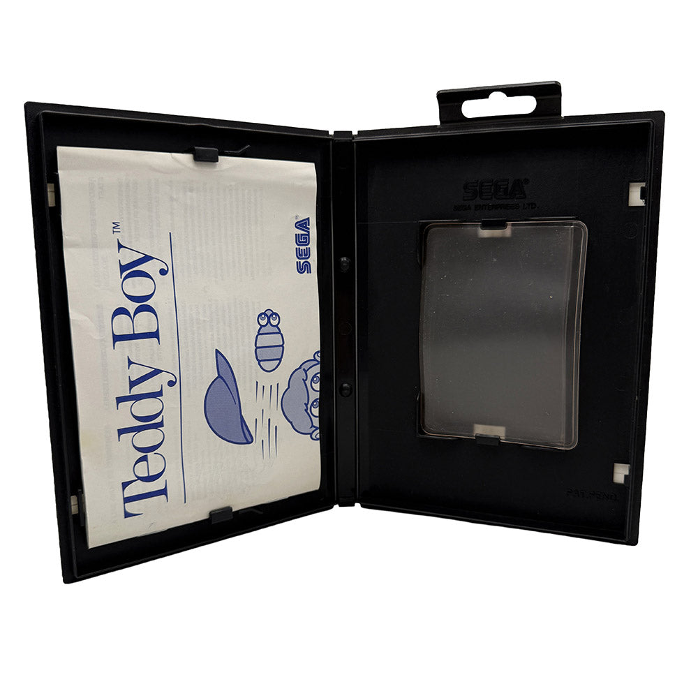 Boite et notice Teddy Boy The Sega Card Sega Master System