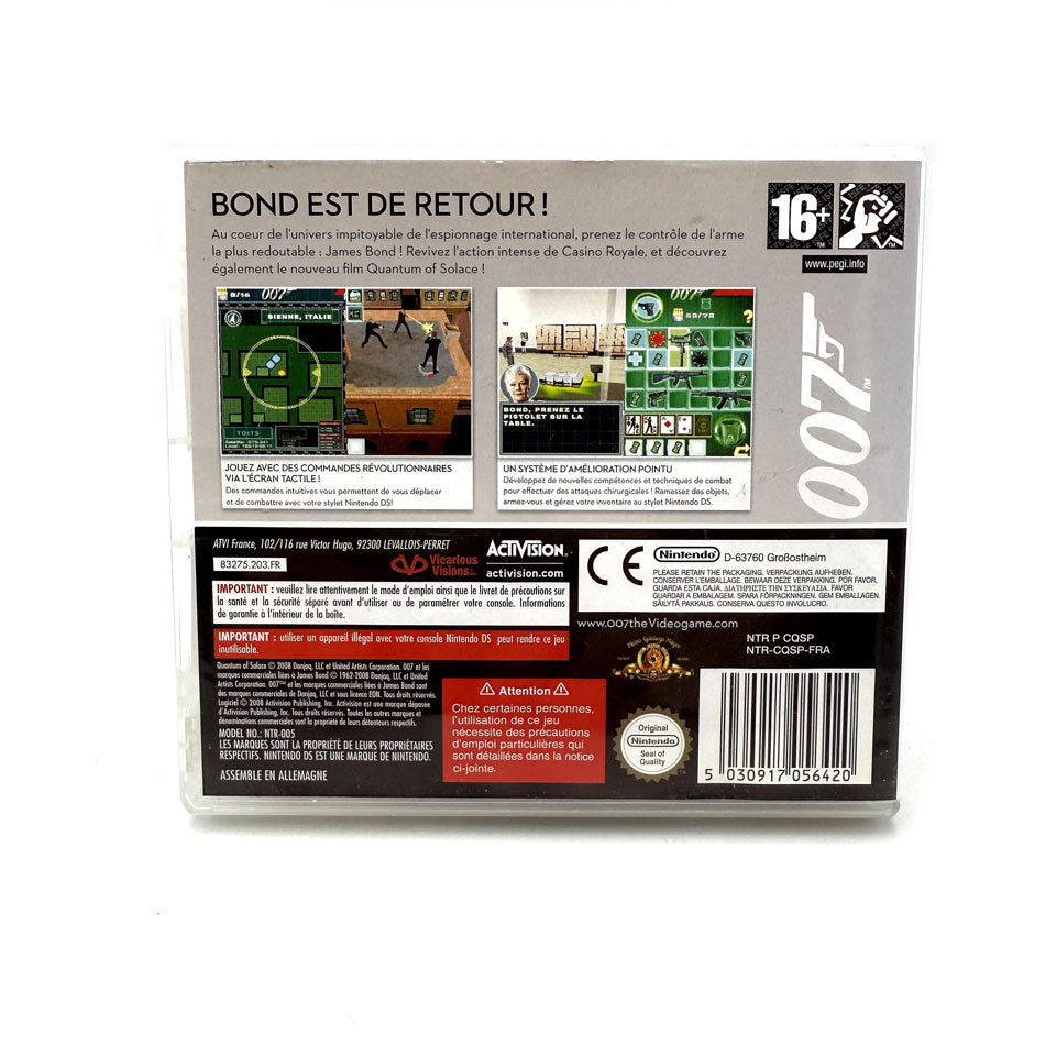 007 Quantum Of Solace Nintendo DS