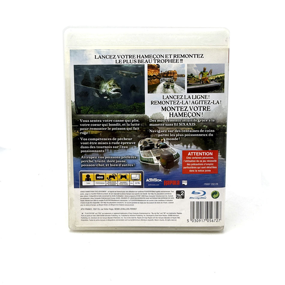 Rapala Partie De Pêche En Folie 2009 Playstation 3 (RARE)