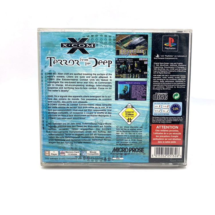 X-Com Terror From The Deep Playstation 1