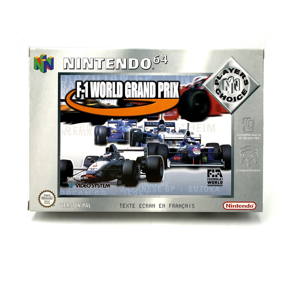 F-1 World Grand Prix Nintendo 64 (Player's Choice) – Retromania