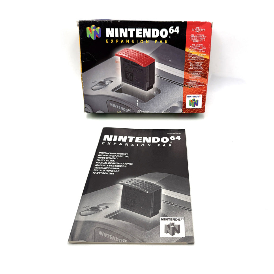 Boite et notice Expansion Pak Nintendo 64 – Retromania