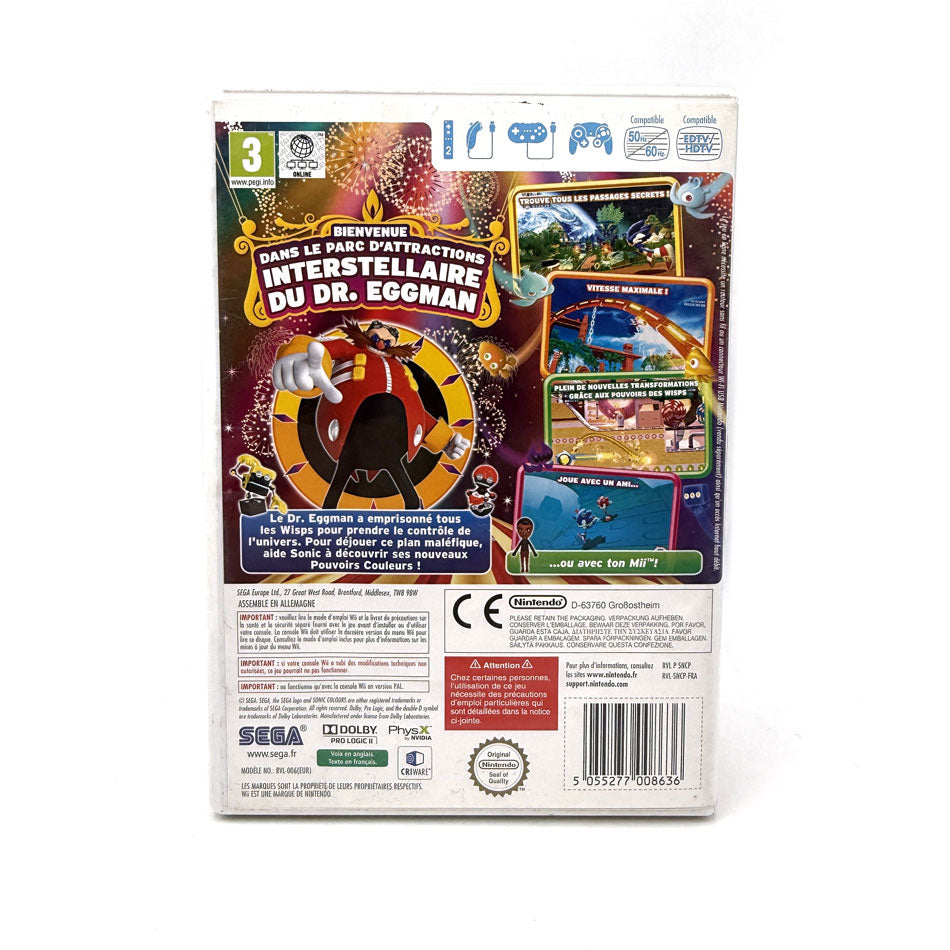 Sonic Colours Nintendo Wii