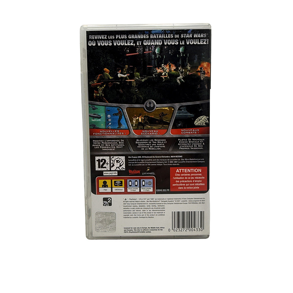 Star Wars Battlefront Renegade Squadron Playstation PSP