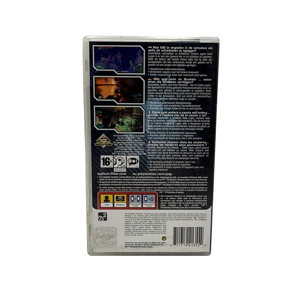 Syphon Filter Logan's Shadow Playstation PSP
