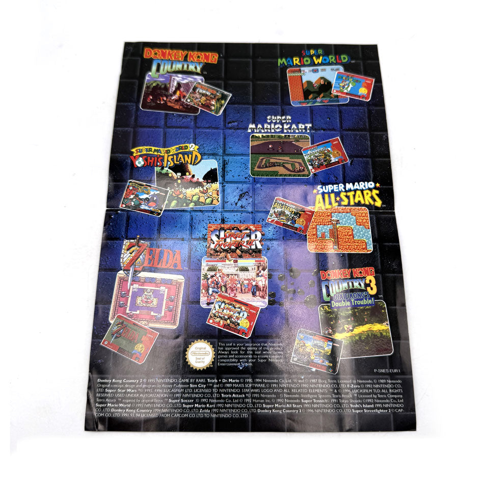 Flyer Publicitaire Super Nintendo